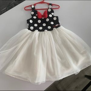 Disney, Size 5, Dress, Minnie Mouse, Christmas